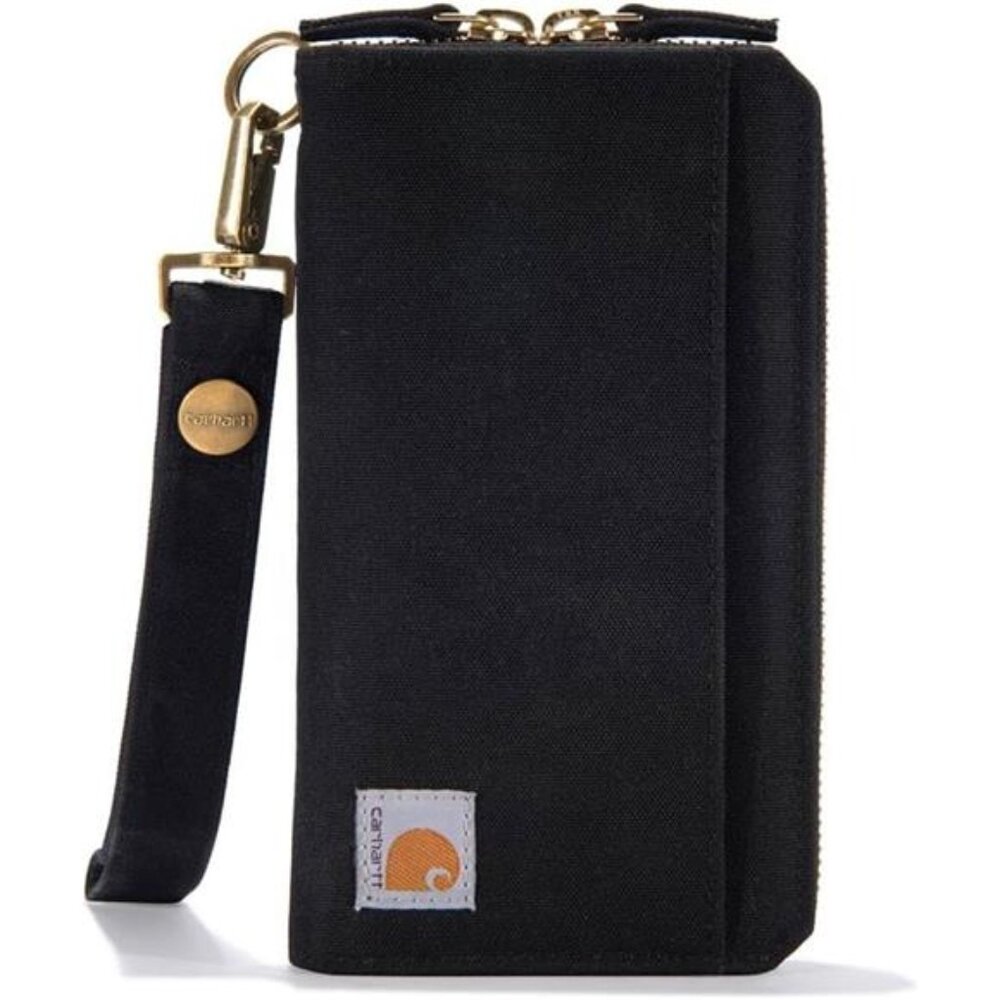 Women's Casual Canvas Lay Flat Clutch Wallets For Women